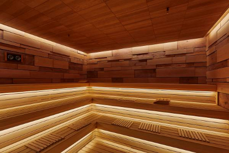 LED Strips für die Sauna